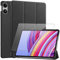 Cover Per Xiaomi Redmi Pad Pro 12.1'', Nero PU Pelle Portafoglio Libretto Flip Protettiva Custodia con 1 Pezzo Vetro Temperato Pellicola Protettiva Per Xiaomi Redmi Pad Pro 12.1''