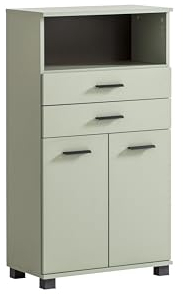 Schildmeyer Palermo Highboard 157648, Pistazie, 59,8 x 32,6 x 110,5 cm