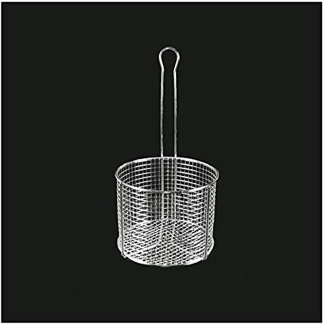 IMEITE Strainer Stainless Steel Kitchen Skimmer Metal Fries Basket Filter Handle Frying Basket for Noodles French Fries Meat Mesh Basket