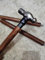 Walking Stick Victorian Blacksmite Hammer Handle,Vintage Designer, Walking Stick, Head Cane Gift for father, Cane for Men And Women