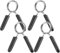 Collares de Clip de Resorte,Abrazaderas para mancuerna,4 Piezas Collares de Resorte Abrazaderas,Abrazaderas de Barra,Clip de Muelle,para Gimnasio Fitness Entrenamiento Levantamiento de Pesas