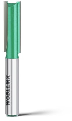 WOBLLMX Fresa de 8 mm, diámetro de 14 mm, longitud de trabajo de 30 mm, hoja de metal duro, manejable, duradera y afilada, para fresadora CNC para placa de densidad de madera maciza