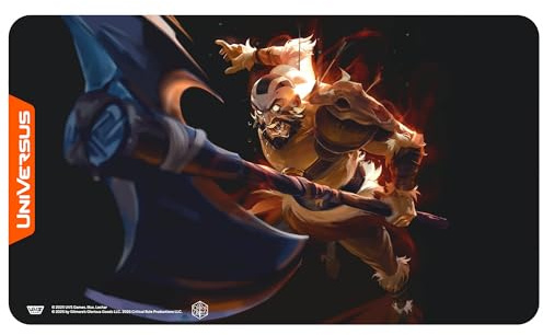 UniVersus: Critical Role: Heroes of Exandria Grog Strongjaw Playmat - 24 x 14 Neoprene Mat, Tabletop Card Game Accessory, UVS Games, Licensed
