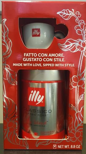Illy Confezione regalo caffè da 250 gr e tazzina da espresso