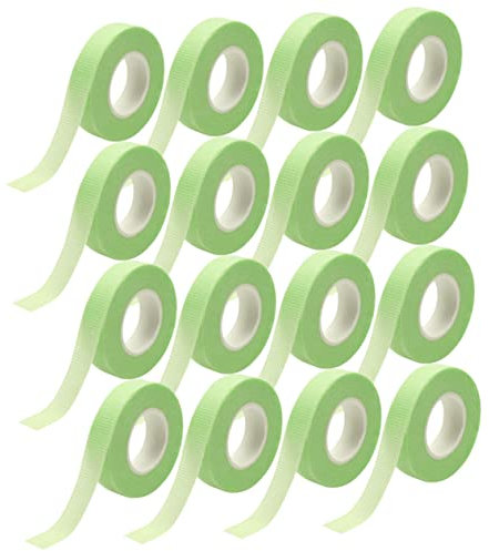 minkissy Wimpernverlängerungsband 20er-packung 1 2 Cm Breit 9 M Grün Vliesstoff Atmungsaktiv Und Bequem Für