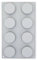 CÉCOA • Moule à Gâteau • Moule 8 Muffins • Silicone Pro • Antiadhésif & Résistant • Démoulage Facile • Cuisson Homogène • Idéal Gâteaux & Entremets • Four, Congélateur & Lave-vaisselle