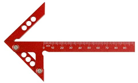 Laroal Speed Marker Center Finder Center Angle Zimmermannswinkel zum Messen von Holz kann zum Markieren von Linien und 45-90-Grad-Winkellinien verwendet Werden