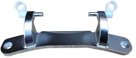 Aqkhougty Charnière de Porte de Lave-Linge, Compatible avec Hisense Les Lave-Linge à Tambour XQG70-S1208FW(S)/S1208FW, pièces de Rechange en Acier Inoxydable