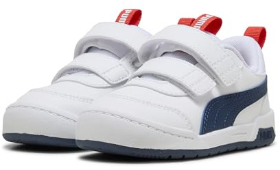 PUMA Sneakers Multiflex 2 per Bimbi ai Primi Passi 22, White Persian Blue