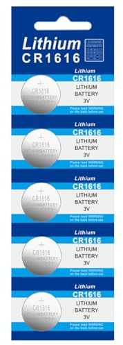BUBEFSKD CR1616 3 V batteria a bottone al litio Multipack lunga durata.