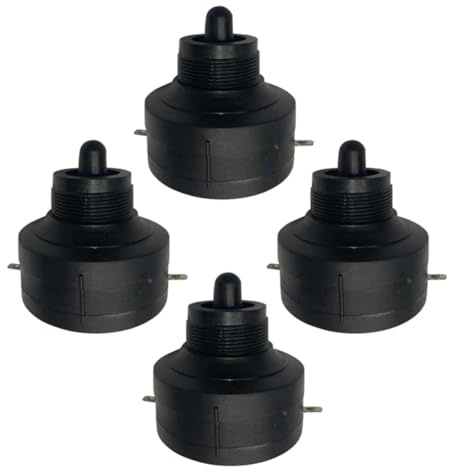 Operitacx 4 Stück Auto Hochtöner Adapter aus Kunststoff mit Langlebiger Technologie für Professionelle Musikanlage im Auto Modischer und Robuster Piezo Hochtöner Anschluss