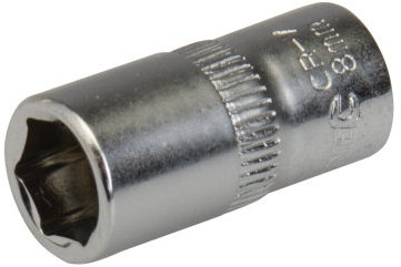 Silverline 545489 Socket 1/4 Drive 6pt Metric 8 mm
