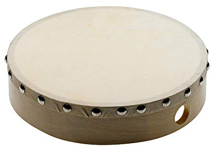 Stagg 14884 Holz vorgestimmte Handtrommel mit vernietetem Fell 20 cm (8 Zoll)