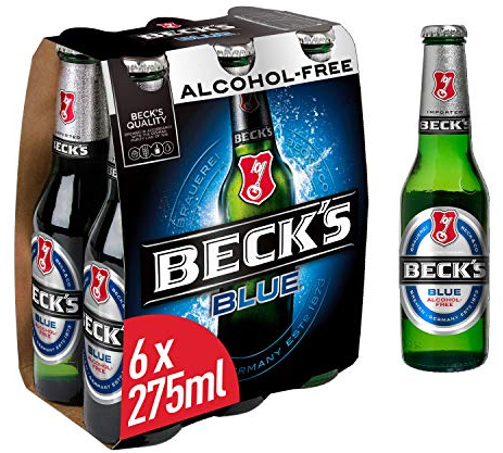 Beck's Blue Alcohol Free Beer, 6 x 275ml