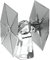 Fascinations MMS267 Metal Earth Metallbausätze - Star Wars EP7 Special Forces TIE Fighter, lasergeschnittener 3D-Konstruktionsbausatz, 3D Metall Puzzle DIY Modellbausatz, 2 Metallplatinen, ab 14 Jahre