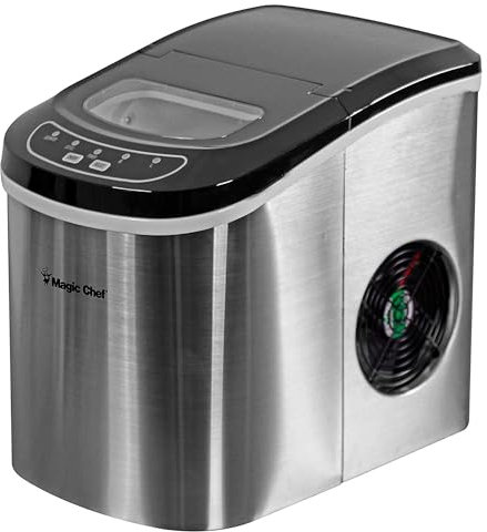 Magic Chef mcim22st 27 LB hielo eléctrica acero inoxidable