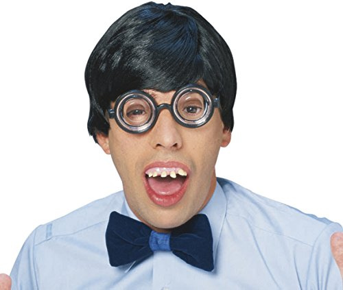 Goofy Nerd Specs - Complete Your Fancy Dress With These Geek Glasses In Black!