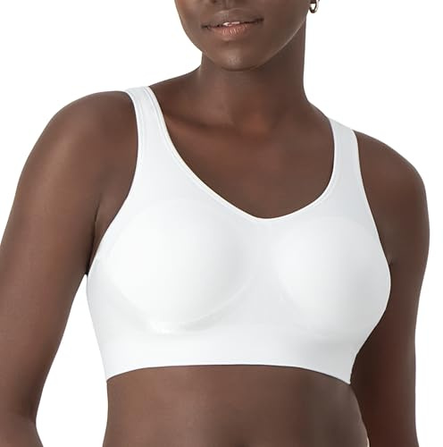 Bali Women's Comfort Revolution Shaping Wirefree Bra, White, Small