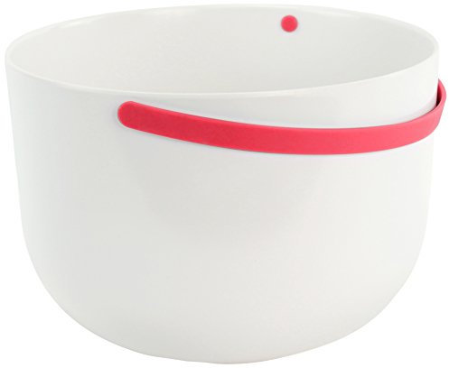 Cookut PR23RO Saladier avec Anse Mélamine/Silicone Rose 23 cm