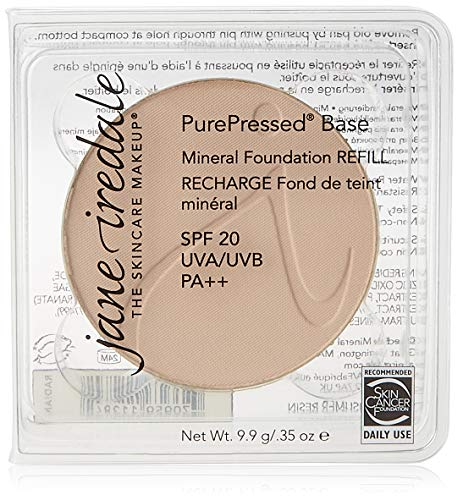 jane iredale PurePressed Base Mineral Foundation SPF17 Refill Radiant, 1er Pack (1 x 9.9 g)
