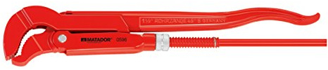 MATADOR Eckrohrzange, S-Maul, 1 Zoll / 0-42 mm, 0596 0002