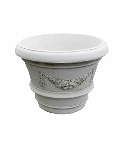 Antikes Wohndesign 2 x Runde Pflanzschale Blumenkübel Pflanzkübel Blumentopf Terrassenmöbel 176KG