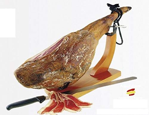 Jambon Serrano Reserva, avec support et couteau en coffret