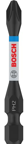 Bosch 2X PRO Phillips Impact Bit | Length 55 mm, Professional Accessory Screwdriver, Drill Drivers