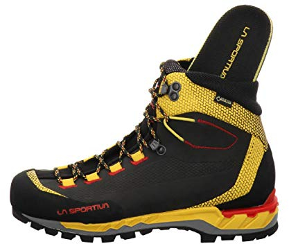 LA SPORTIVA M Trango Tech Leather GTX Gelb-Schwarz - Gore-Tex Leichter robuster Herren Wanderschuh, Größe EU 43.5 - FA