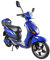 Tecnobike Shop Bici Elettrica a Pedalata Assistita Biciclette Elettroniche Alimentate Z-Tech ZT-09-AL 250w 12Ah Batteria al Litio (Blu)
