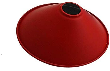 LEDSone Homin Paralume retrò vintage cono in metallo paralume facile da installare paralume industriale 4 cm E27 foro per appendere per cucina soggiorno bar corridoio