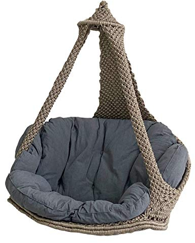 Hängesofa Hängekorb Lola Nido XL Platin Outdoor mit Kissen Noire