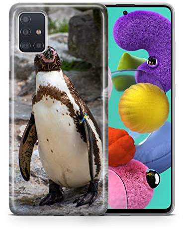 König Design Handyhülle kompatibel mit Samsung Galaxy S20 Plus Silikon Case Hülle Sturzsichere Back-Cover Handyhülle Pinguin