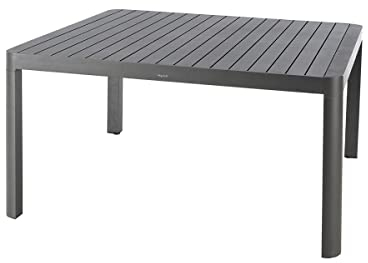 Hespéride - Ausziehbarer quadratischer Gartentisch Paradize in Graphitgrau - 10 Plätze - Graphitgrau