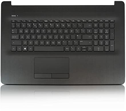Non-Backlit Keyboard Replacement for HP 17-CA 17-BY, 17-BY3613DX Laptop UK Layout Glossy Keyboard Upper Case Top Cover Compatible with L92781-031, L22750-031 with Touchpad - Black – Sold By wikiparts