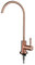 Grifo Cocina,Grifo Osmosis De Cuello De Cisne Frío Simple Grifos Cocina Fregadero,oro Rosa