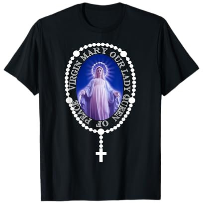Der Heilige Rosenkranz Königin des Friedens MEDJUGORJE. T-Shirt T-Shirt