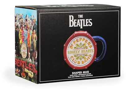 Half Moon Bay Taza de Cerámica de The Beatles | Taza de Café y Té | Regalos de The Beatles para Hombres | Taza Novedosa