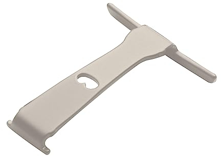 ThunderClap Ersatz-Clip-On-Einsatz Metallclip für Oakley Sutro Sonnenbrille, Silberfarben, Einheitsgröße