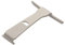 ThunderClap Clip de repuesto de metal para gafas de sol Oakley Sutro, Plateado, Talla única