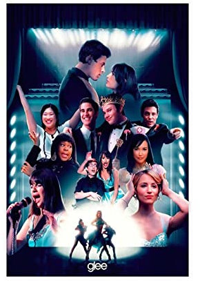 ZAPORA Glee Youth Comedy TV Serie Poster Leinwand Poster Schlafzimmer Dekor Sport Landschaft Büro Zimmer Dekor Geschenk ungerahmt 30 x 45 cm