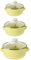 ABOOFAN Juego De Ollas Esmaltadas De 3 Piezas Olla De Cocina Esmaltada Olla De Sopa Binaural Ollas Para Estofado Con Tapas Estufa De Gas Antiadherente Utensilios De Cocina Para El Hogar
