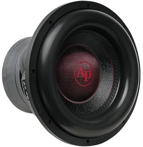 Audiopipe 12 Quad Stack Composite Cone Subwoofer (TXX-BDC-IV-12), Superior Performance, 2200W, 4 Magnets, BASV Voice Coil, Aluminum Basket, Multi-Connect, Non-Press Paper Cone, 2 x 4 Ohms