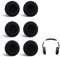 6 cuscinetti auricolari in gommapiuma, cuscinetti di ricambio per cuffie Sennheiser, Panasonic