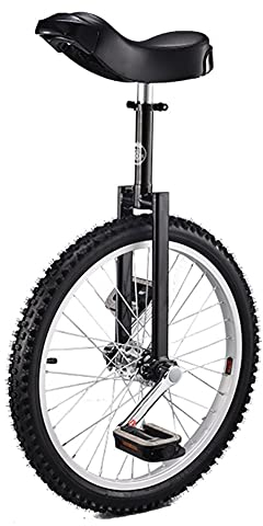 20 Zoll Rad Einrad für Erwachsene - Fun Bike Fitness Scooter Zirkus - Verstellbarer Sitz - Unterstützt 150kg - Uni Cycle Balance Übung