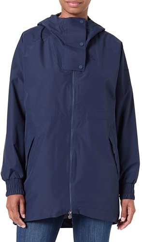 Schöffel Damen Parka Style Bohorok WMS, wasserdichter Regenparka aus recyceltem Material, atmungsaktive Allwetterjacke mit Oversize-Passform