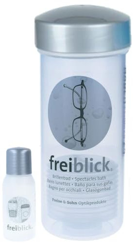 Freiblick Brillenbad Silber - Brille Reinigungsbad - Brillenreiniger - Freiblick - zur effektiven Reinigung von Brillen