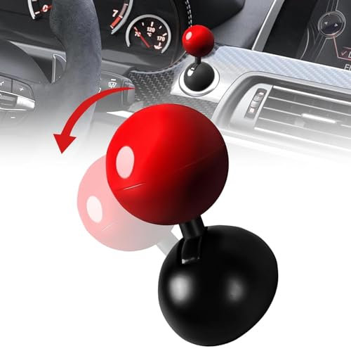 Bouton de Démarrage de Voiture à Bascule Bouton D'arrêt de Démarrage Universel en Bouton D'arrêt de Démarrage Sphérique de de Voiture Décoration Adaptée Bouton de Démarrage du Moteur(Rouge)