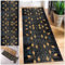Teppich Läufer Flur rutschfest 60 x 180 cm Flurläufer, Waschbar Küchenläufer, Küchenteppich Teppiche Fußmatte Lang, Schlafzimmer Runner Rug Teppich, Korridor Teppich Läufer für Küche Wohnzimmer