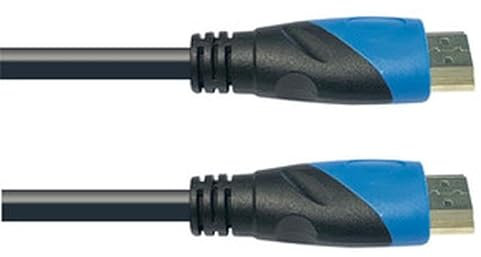 Blendend Cable HDMI 2.0 macho-macho de 3m, resolución 4K, ideal para transmitir video y audio de alta definición entre dispositivos.